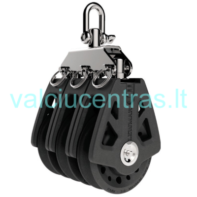 LEWMAR trigubas blokas su šekeliu 50-72mm